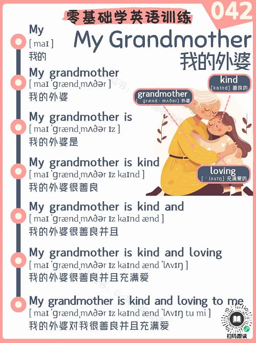 042 My Grandmother – Reading Practice for Kids My Grandmother – Reading Practice for Kids