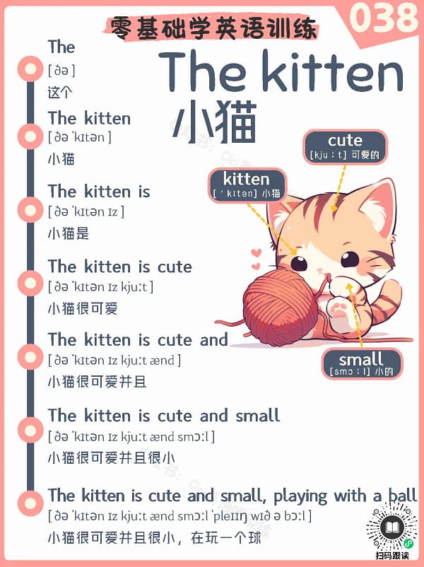 038 The kitten – Reading Practice Song for Kids The kitten – Reading Practice Song for Kids